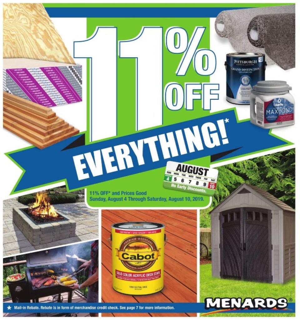 Menards Ad