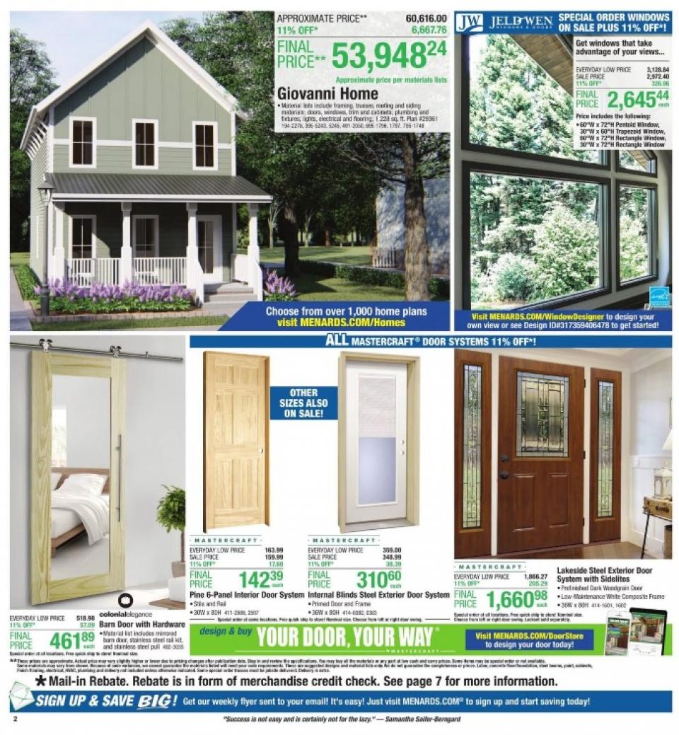 Menards Ad
