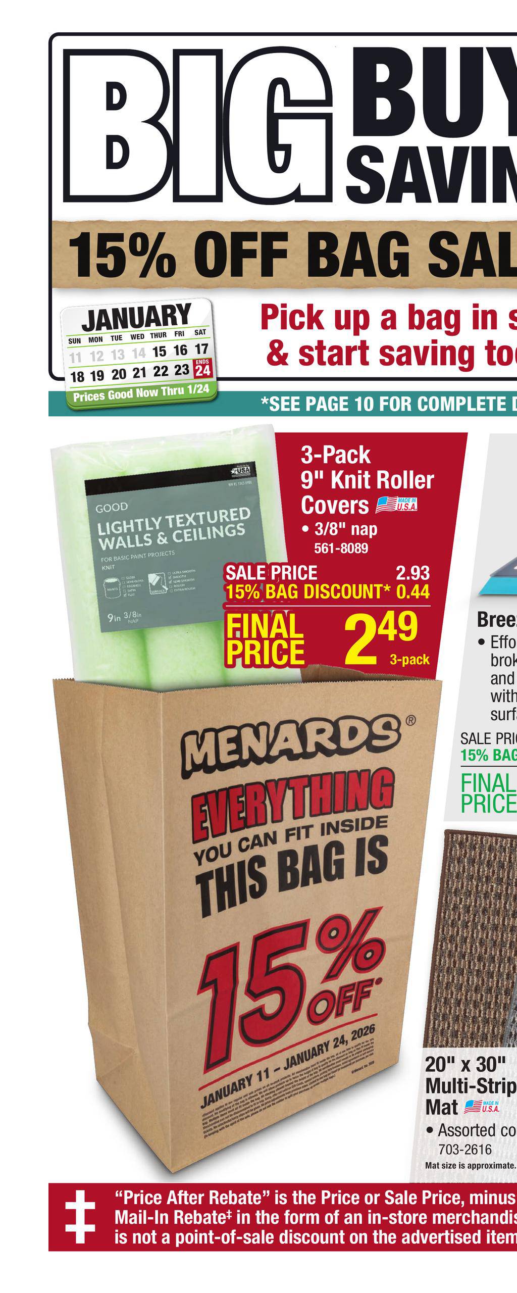 Menards Ad
