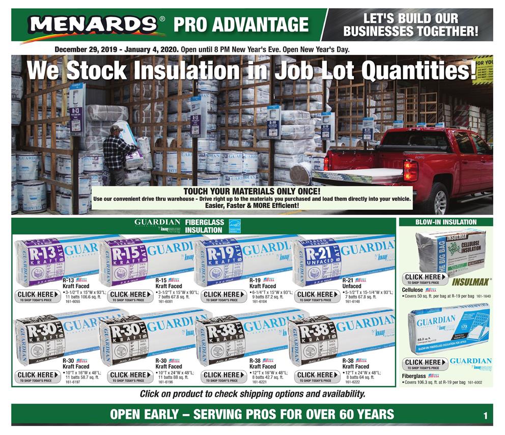Menards Ad