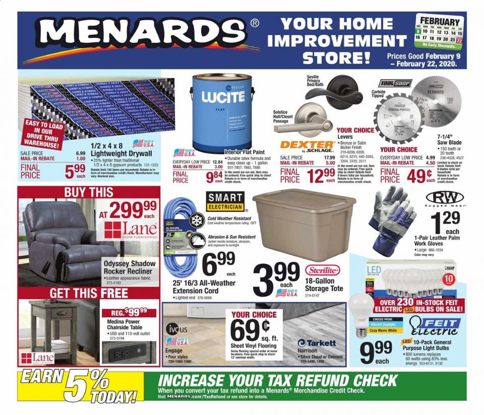 Menards Ad