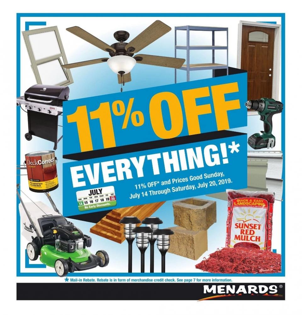 Menards Ad