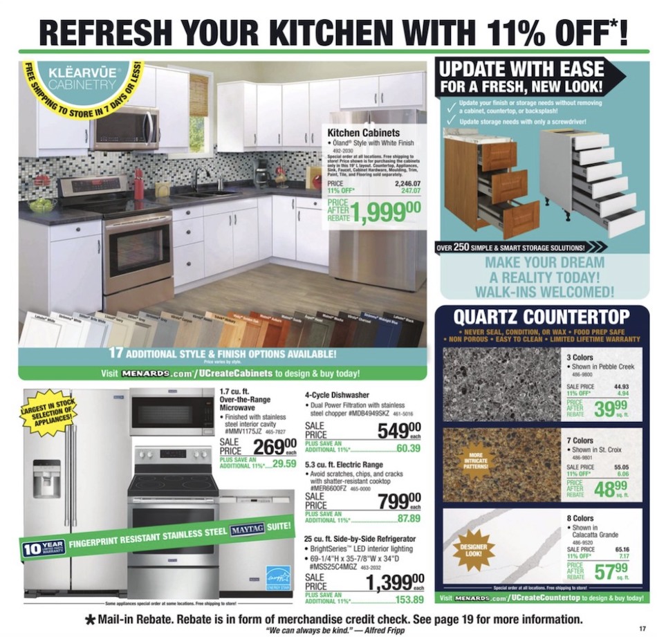 Menards Ad page 30