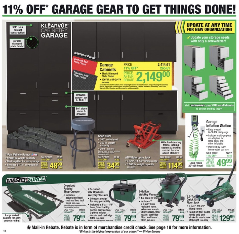 Menards Ad page 31