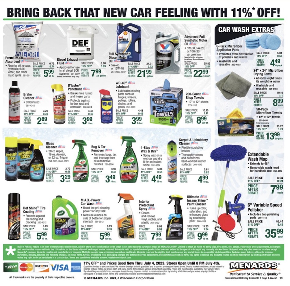 Menards Ad page 33