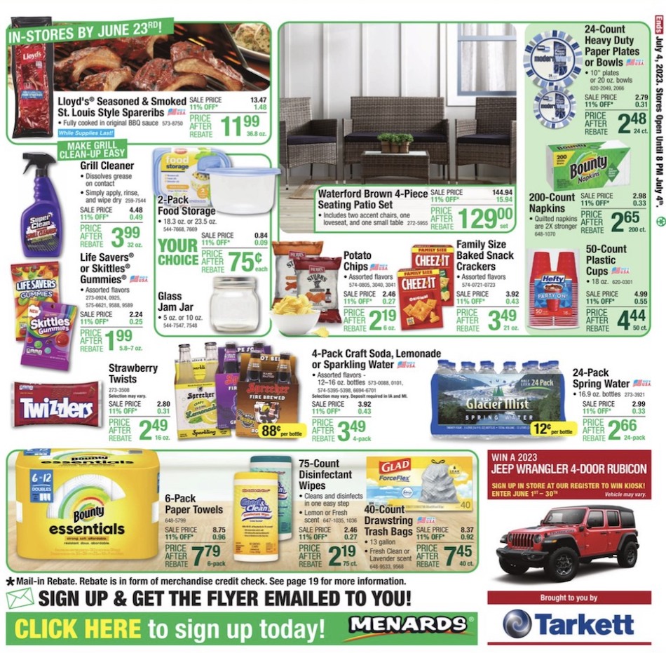Menards Ad page 34