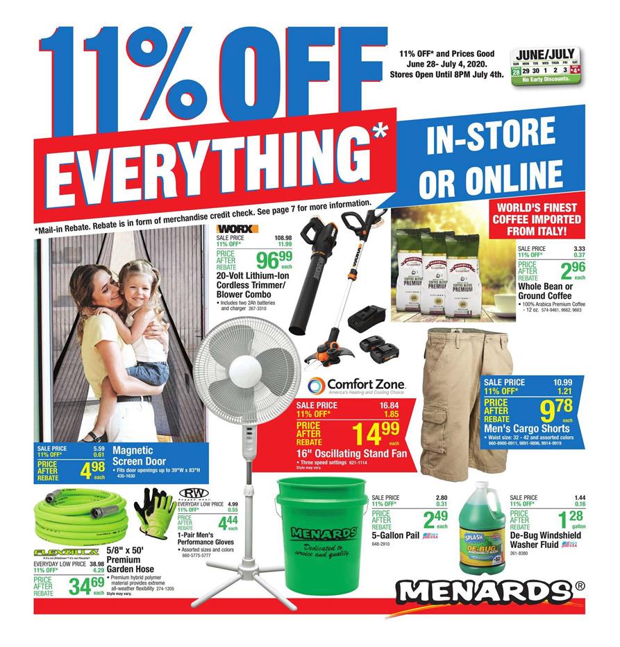Menards Ad