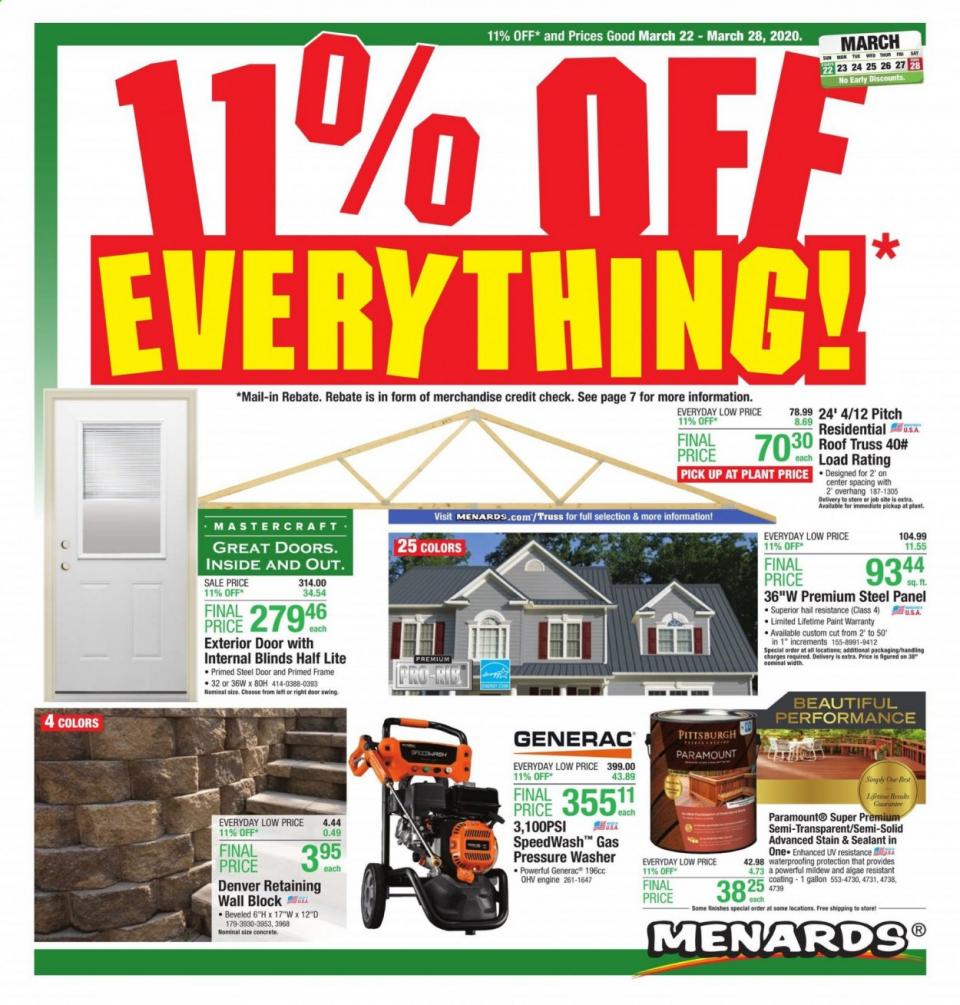 Menards Ad