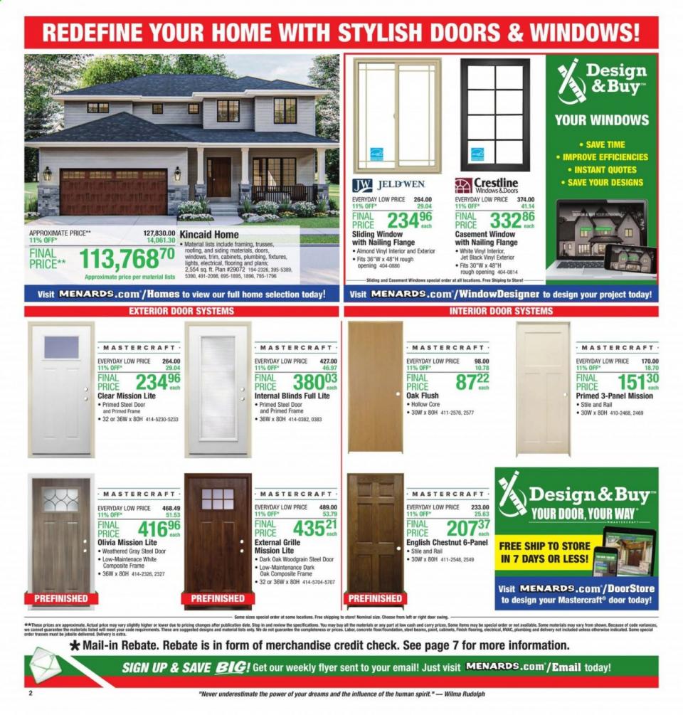 Menards Ad