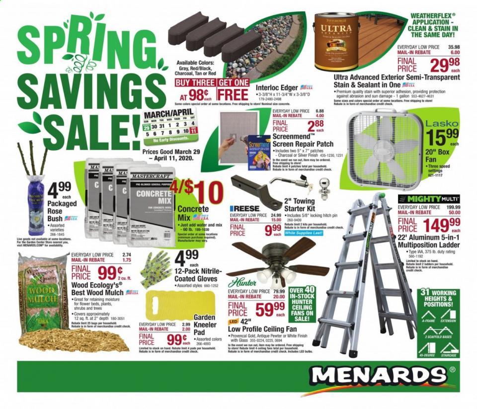 Menards Ad