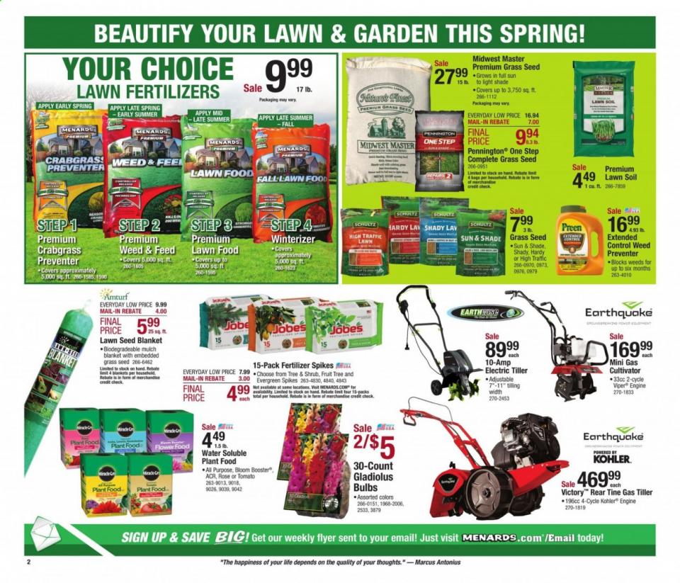Menards Ad