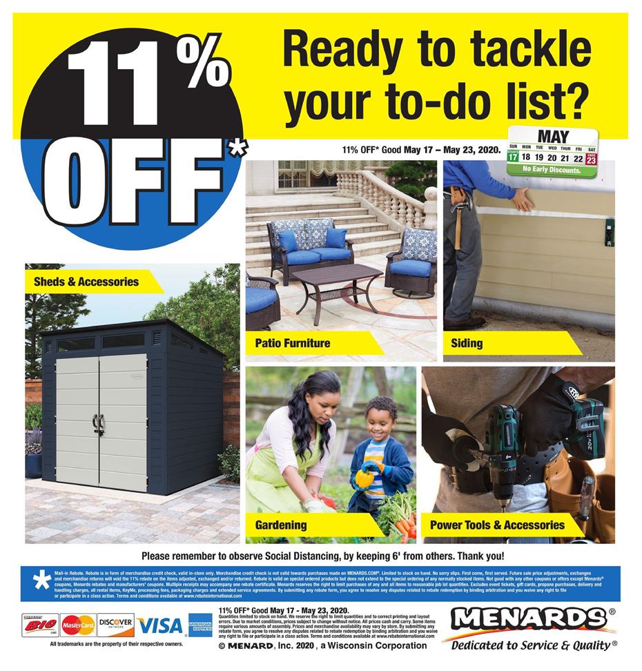 Menards Ad