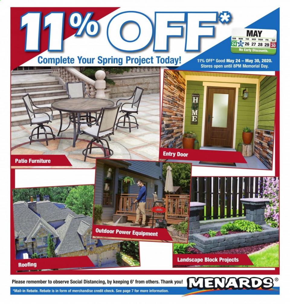 Menards Ad