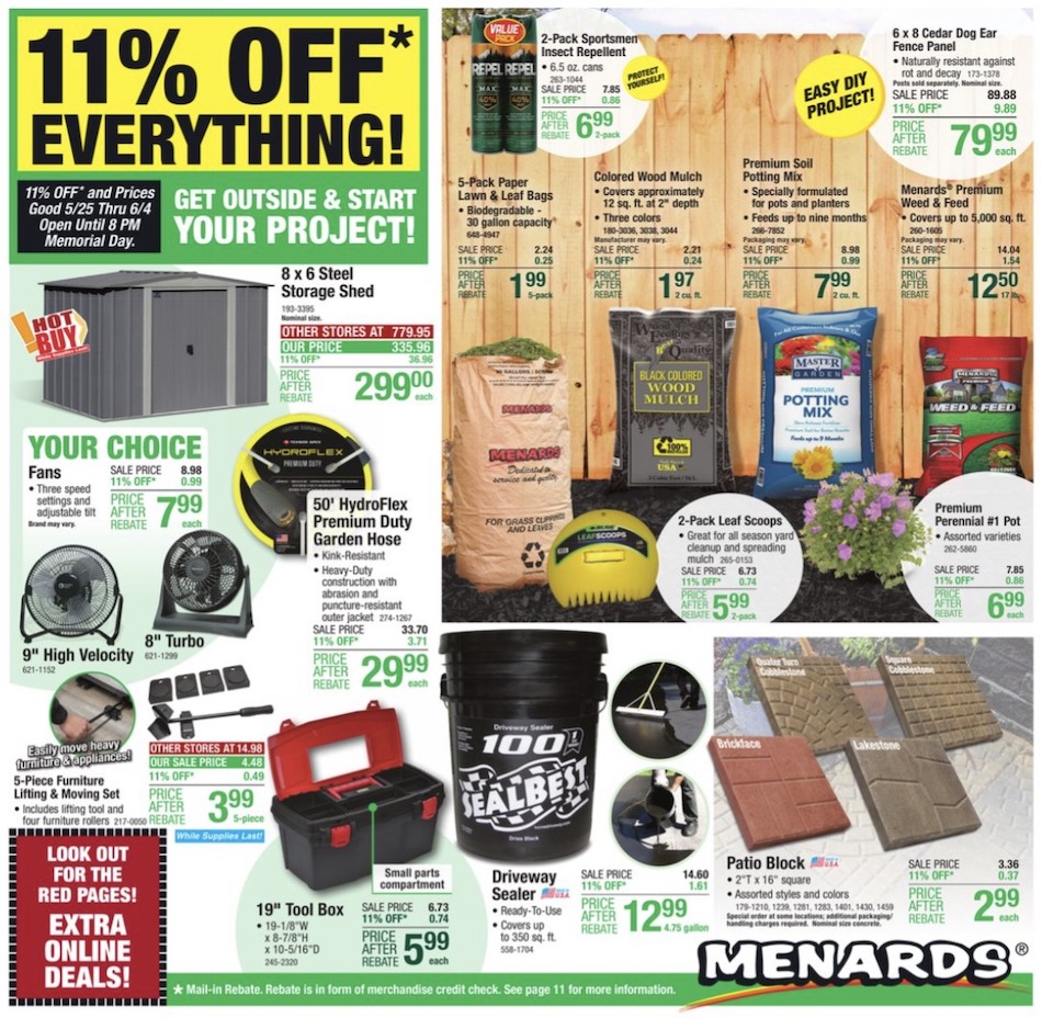 Menards Ad