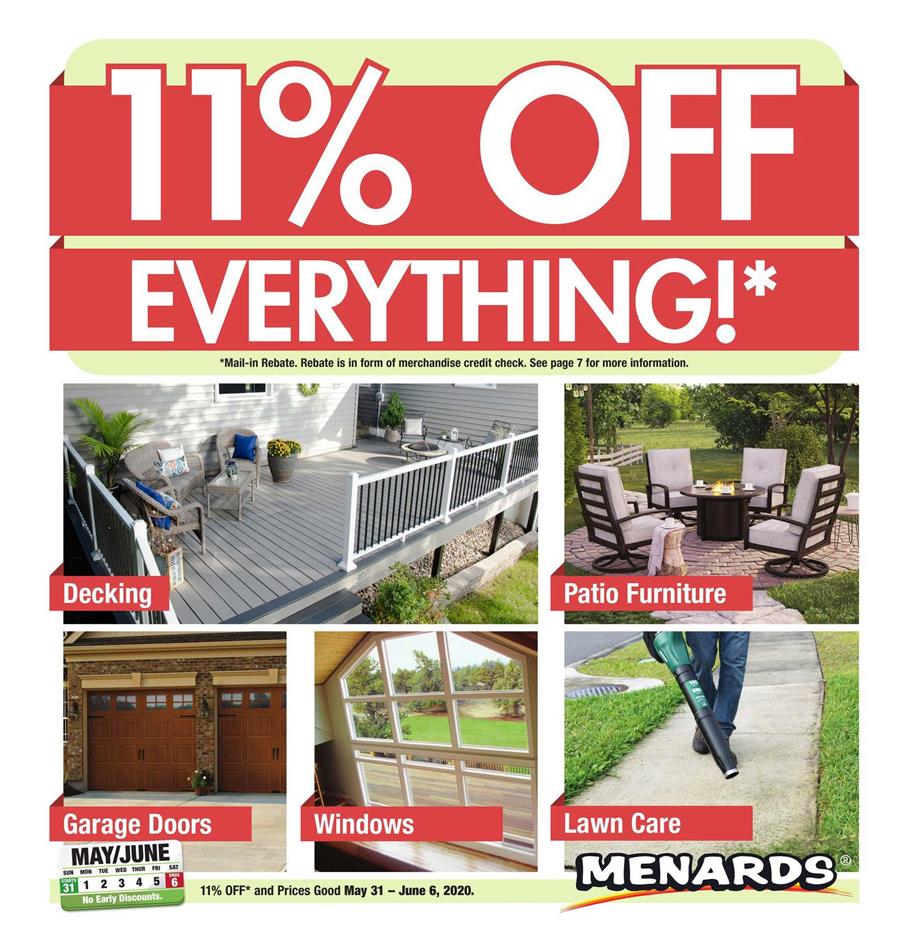 Menards Ad