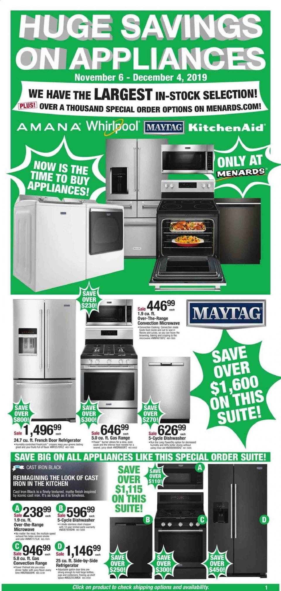 Menards Ad