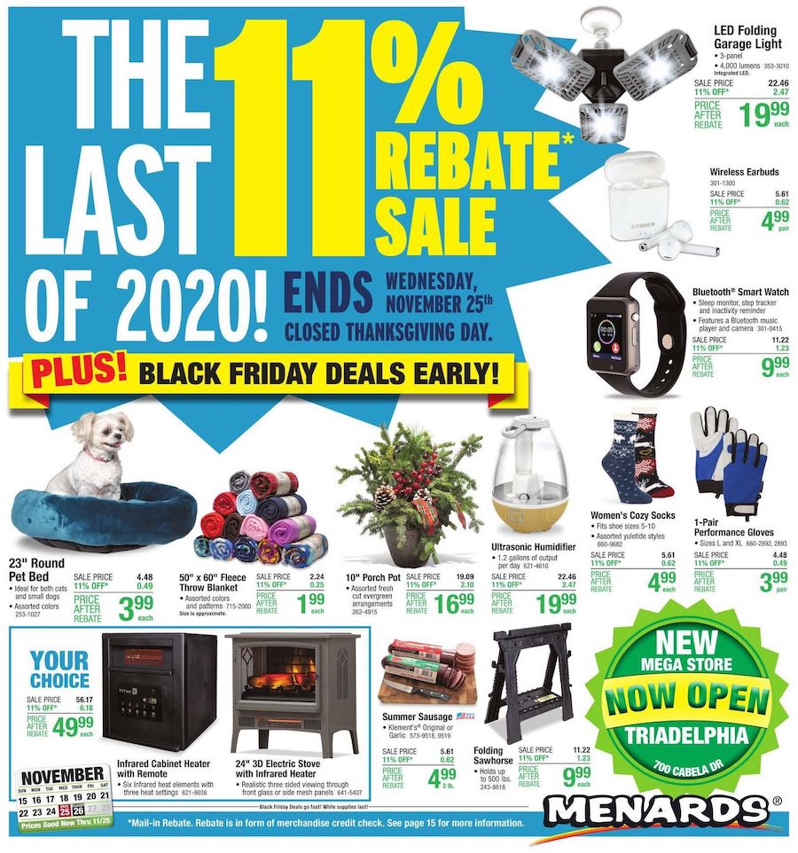 Menards Ad