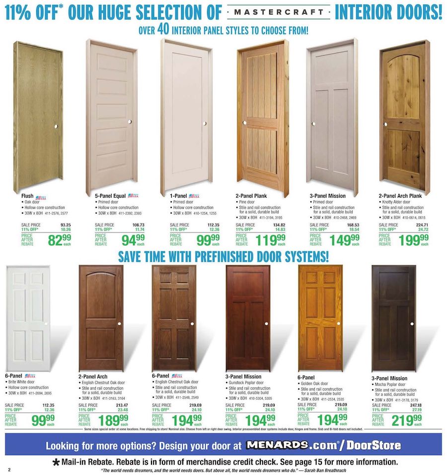Menards Ad