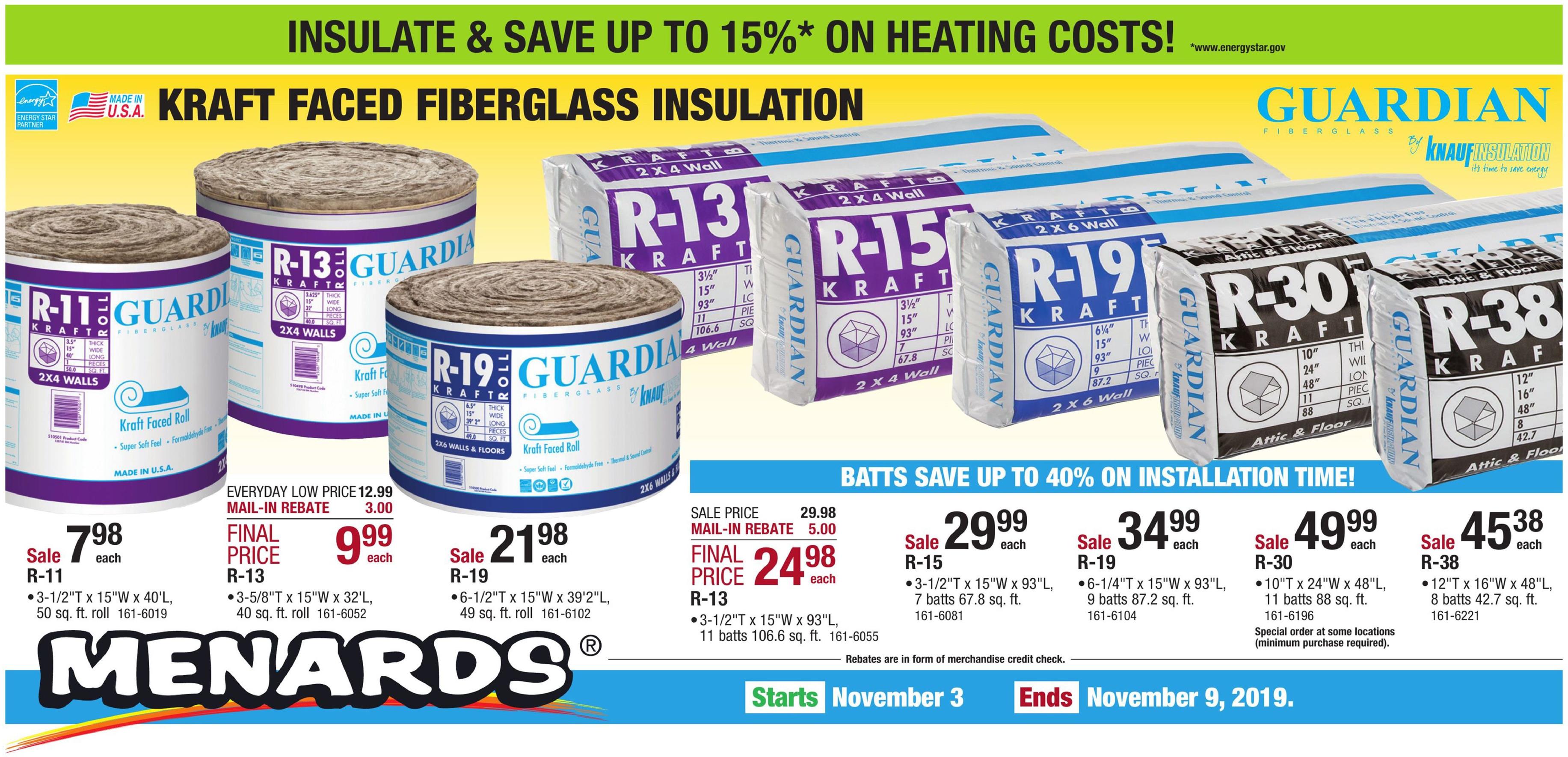 Menards Ad