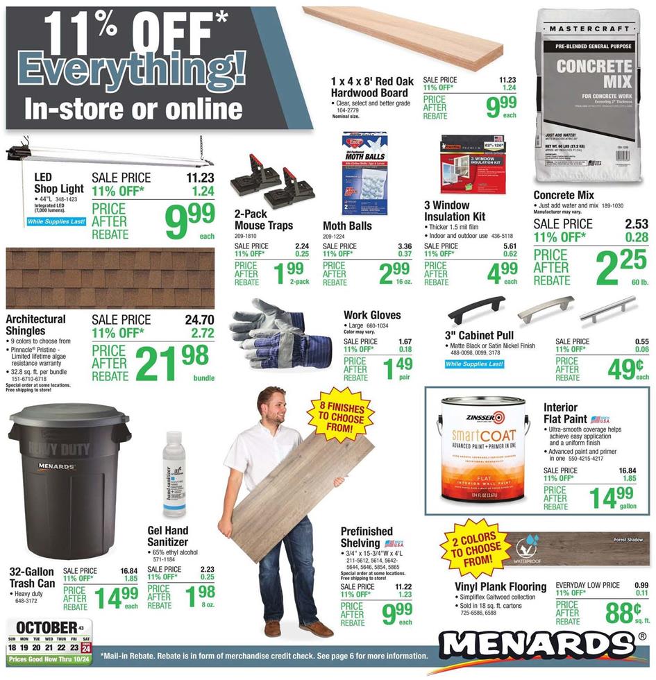 Menards Ad