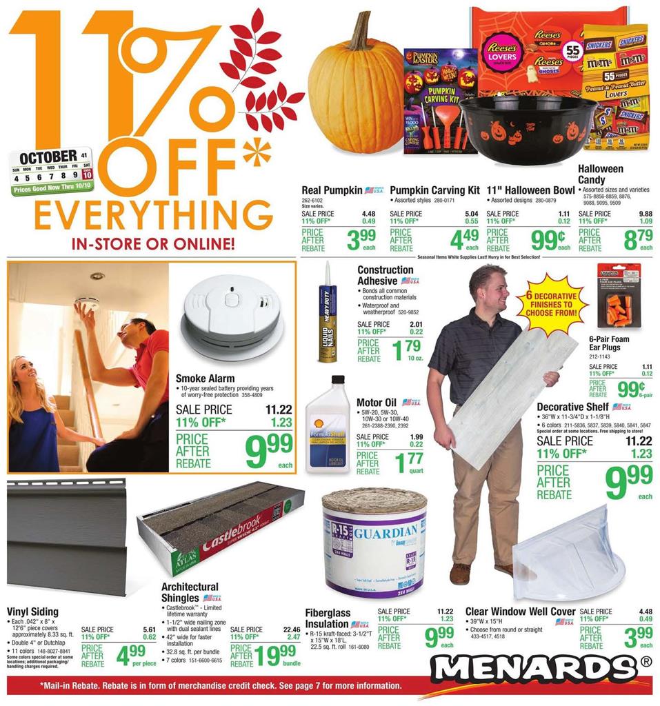 Menards Ad