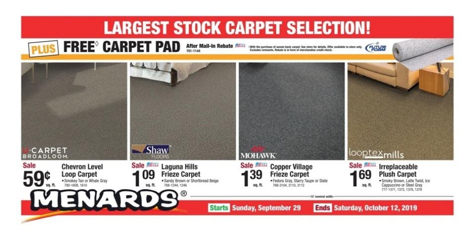 Menards Ad