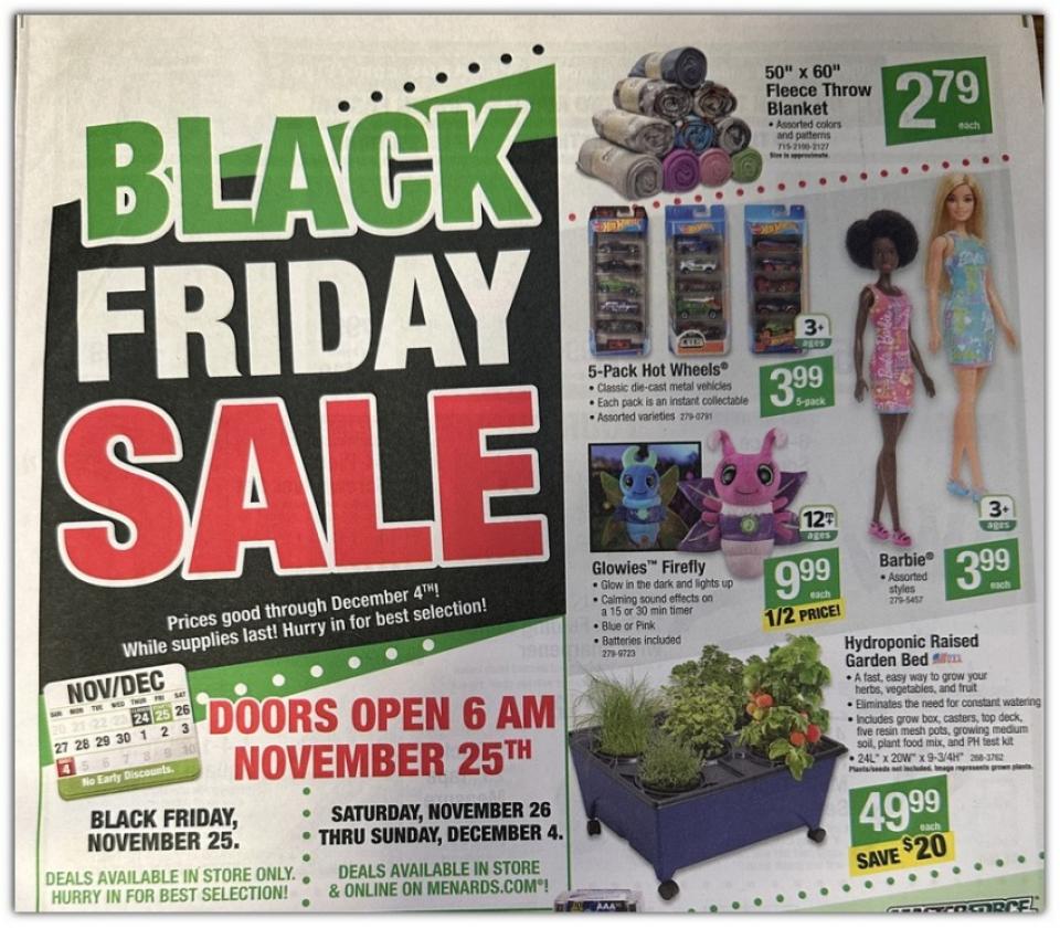Menards Ad