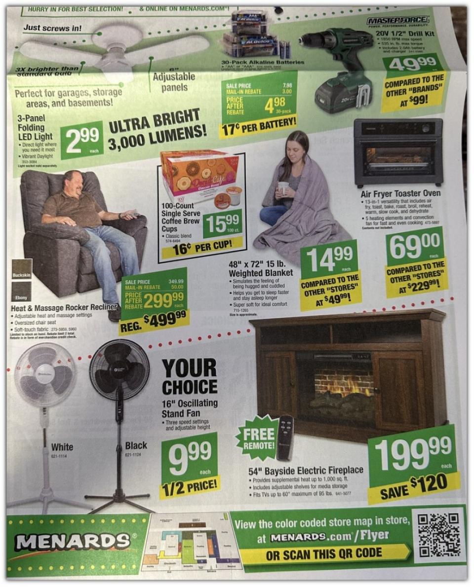 Menards Ad
