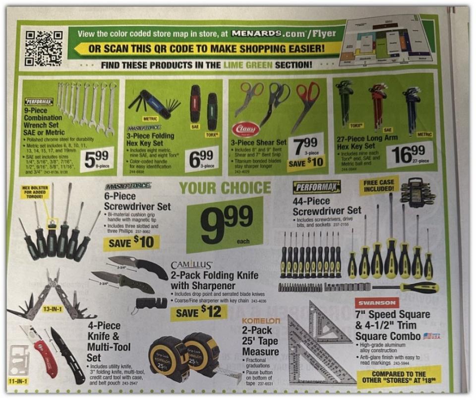 Menards Ad page 3