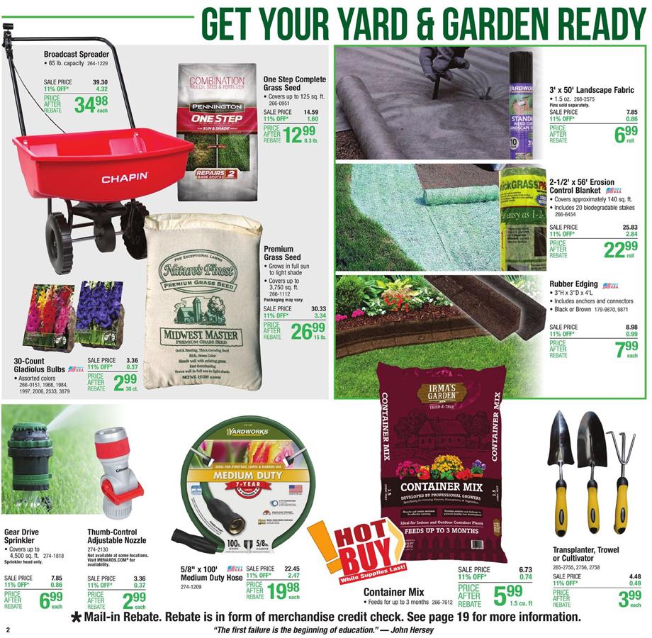 Menards Ad