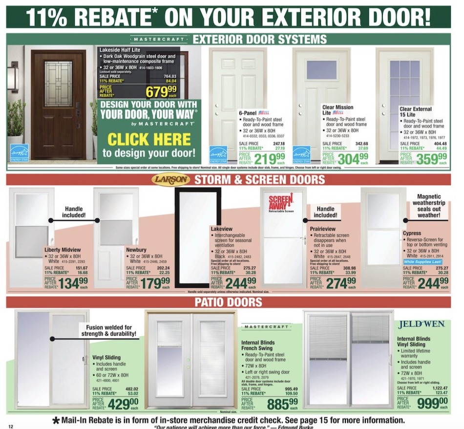 Menards Ad page 19