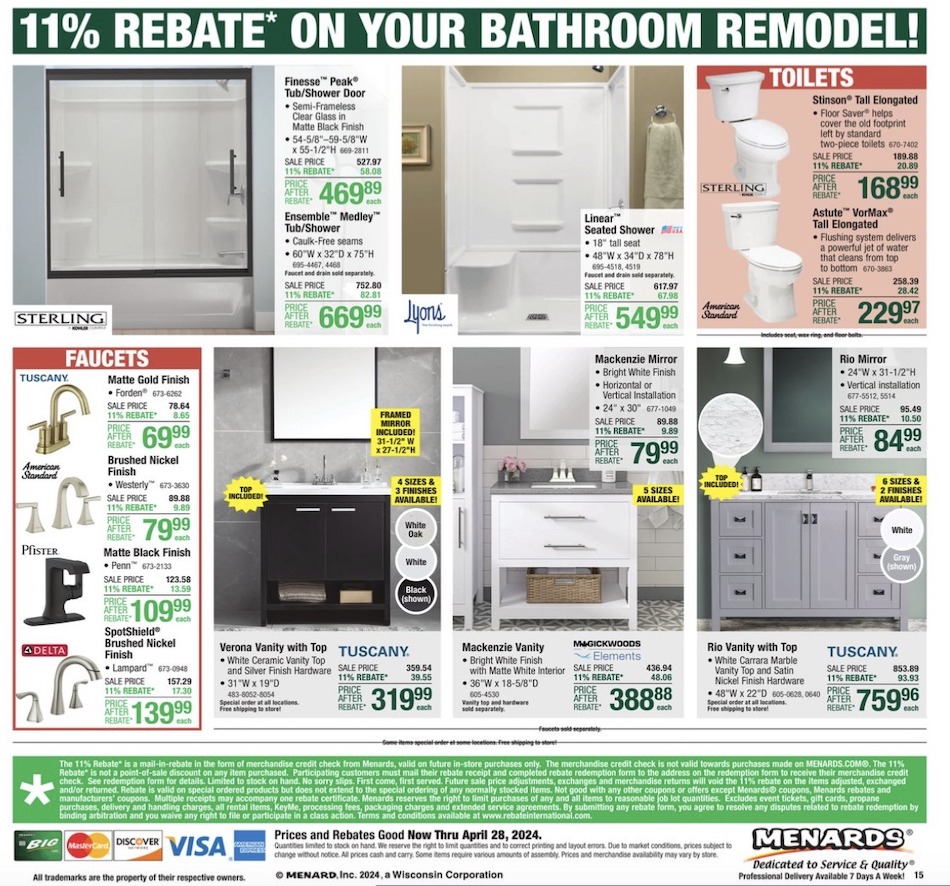 Menards Ad page 29