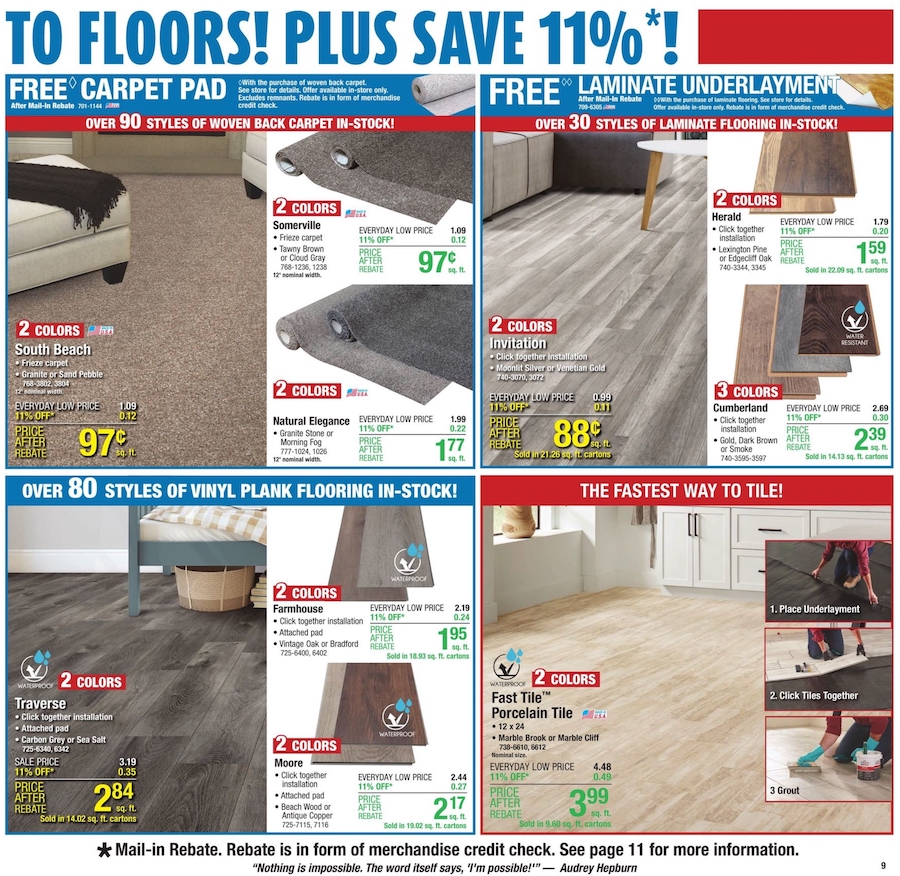 Menards Ad page 10