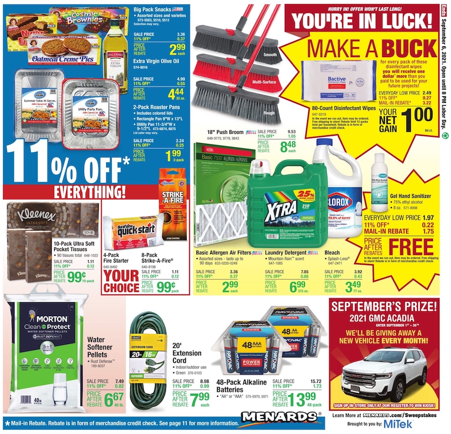Menards Ad page 16