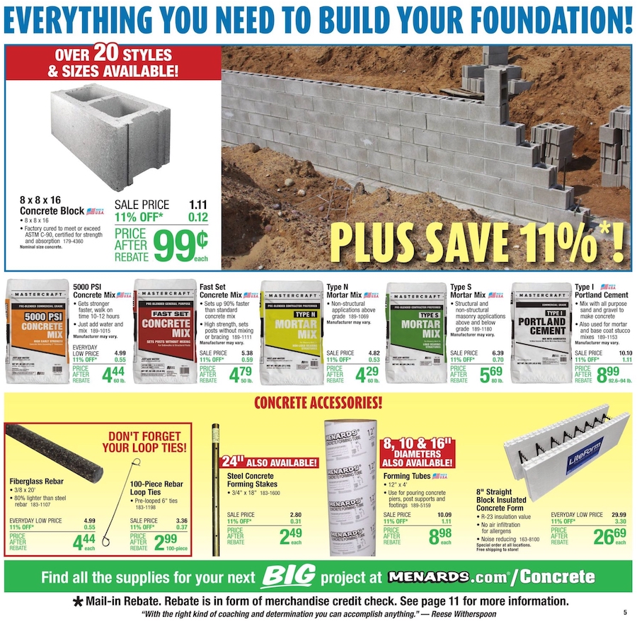 Menards Ad page 6