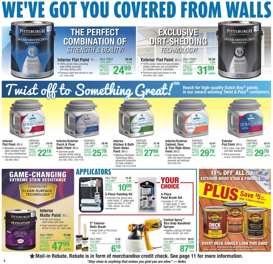Menards Ad page 9