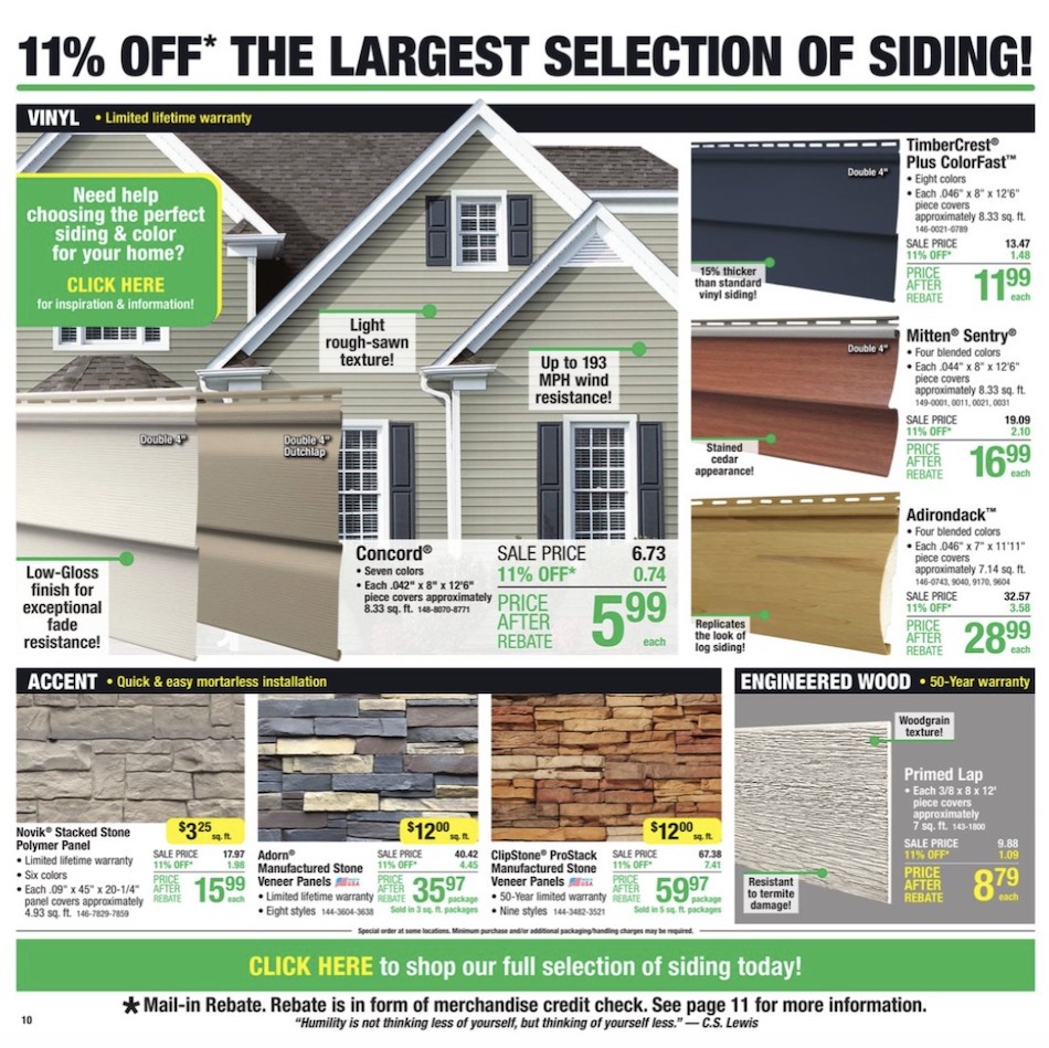Menards Ad page 16