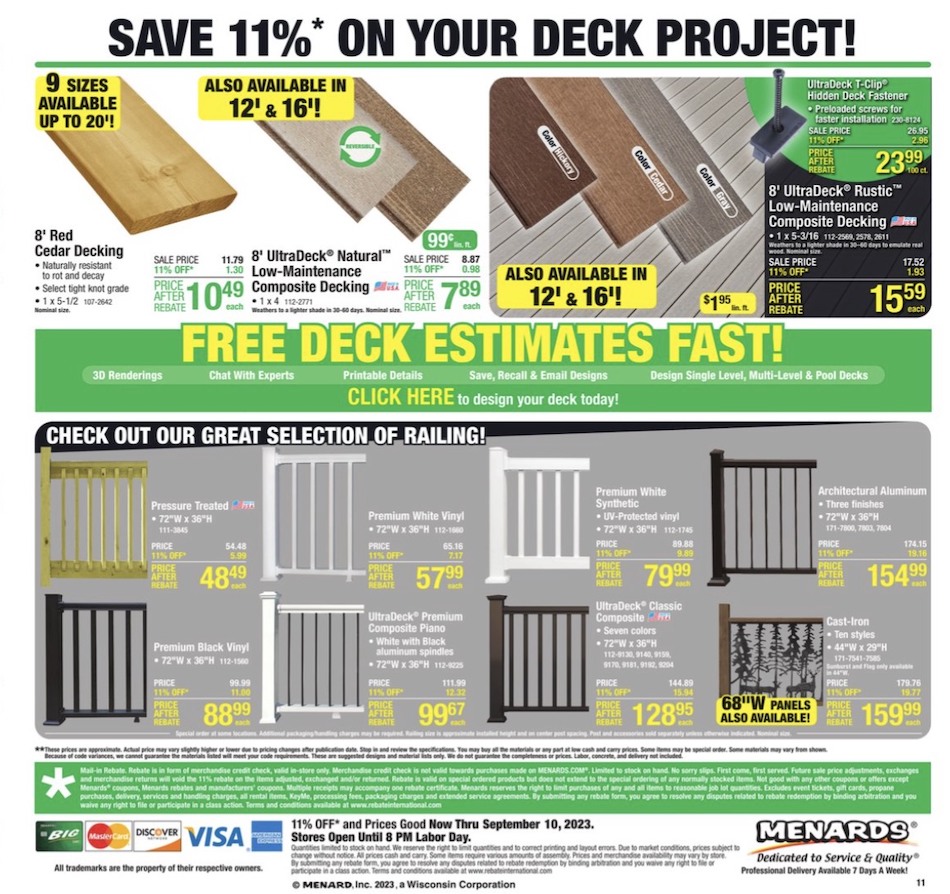 Menards Ad page 18