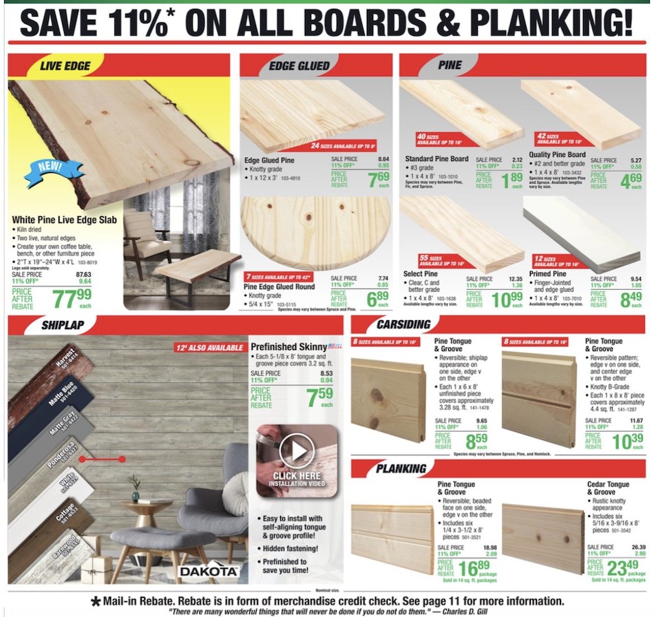 Menards Ad page 20