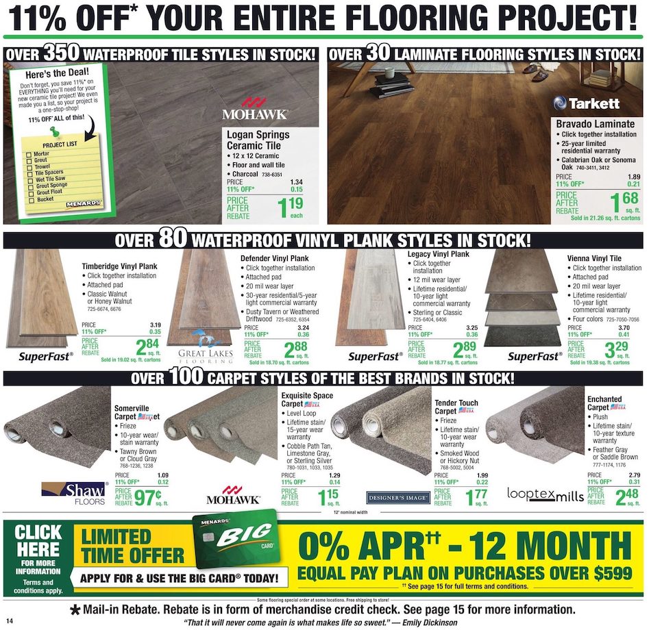 Menards Ad page 18