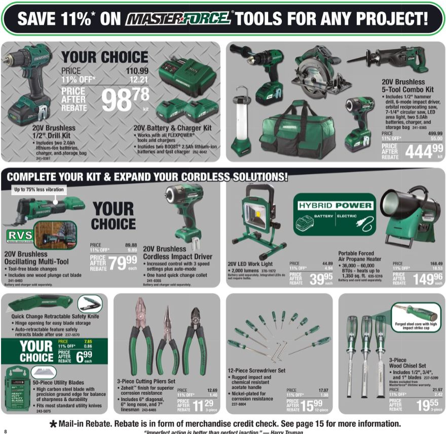Menards Ad page 11