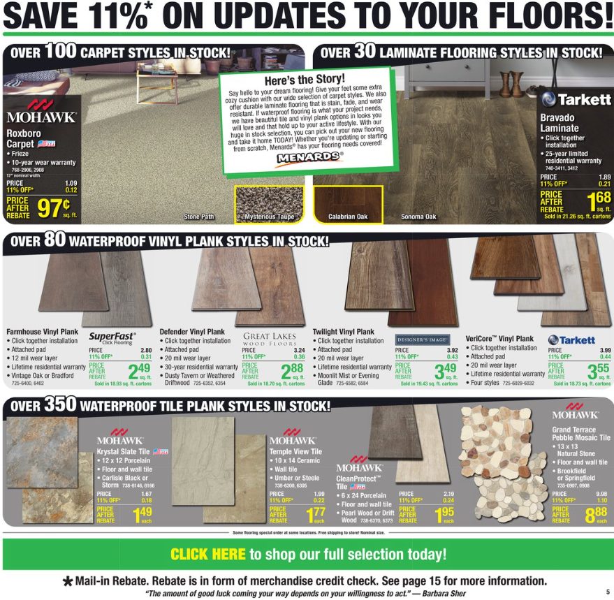 Menards Ad page 7