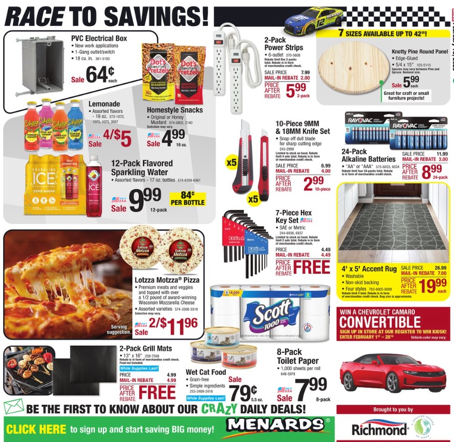 Menards Ad page 29
