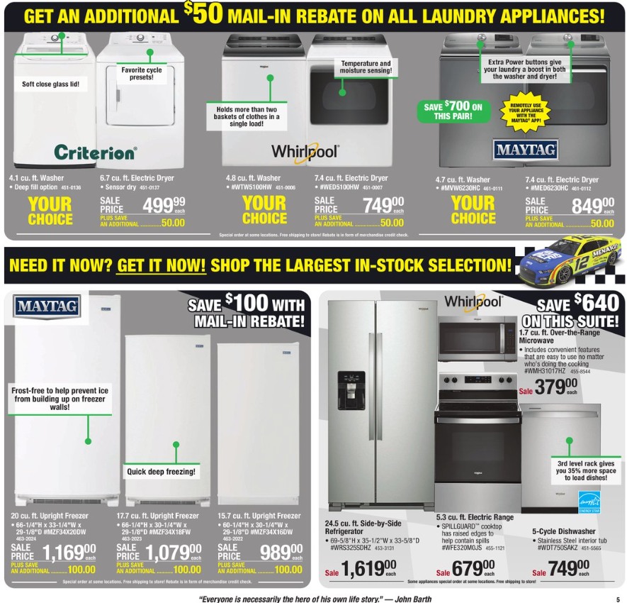 Menards Ad page 8
