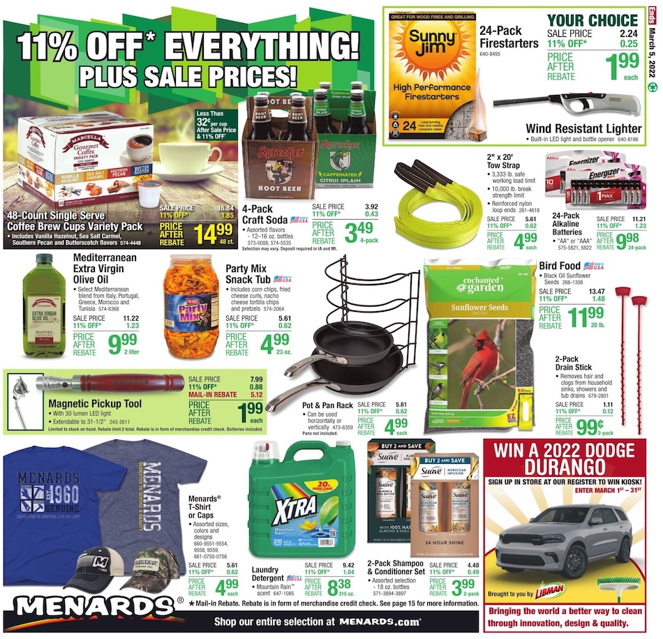Menards Ad page 20