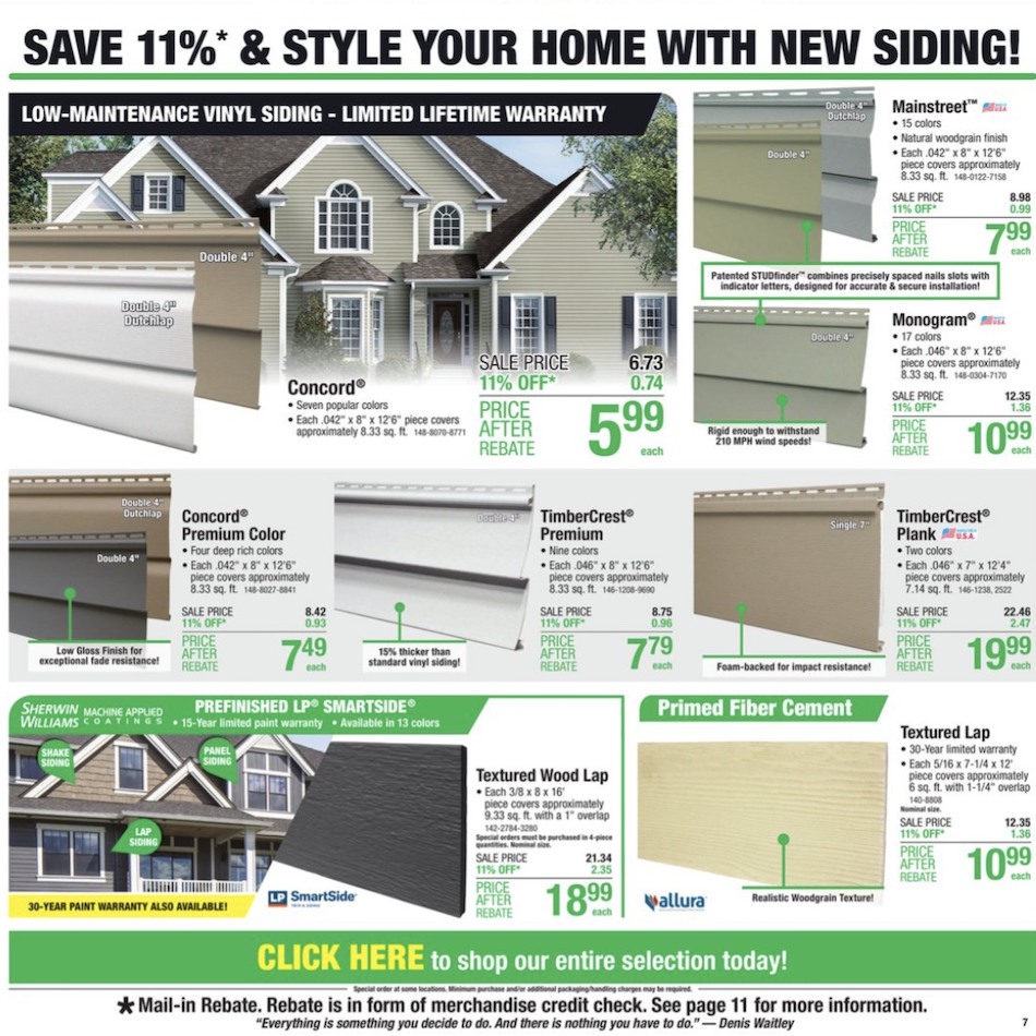 Menards Ad page 16