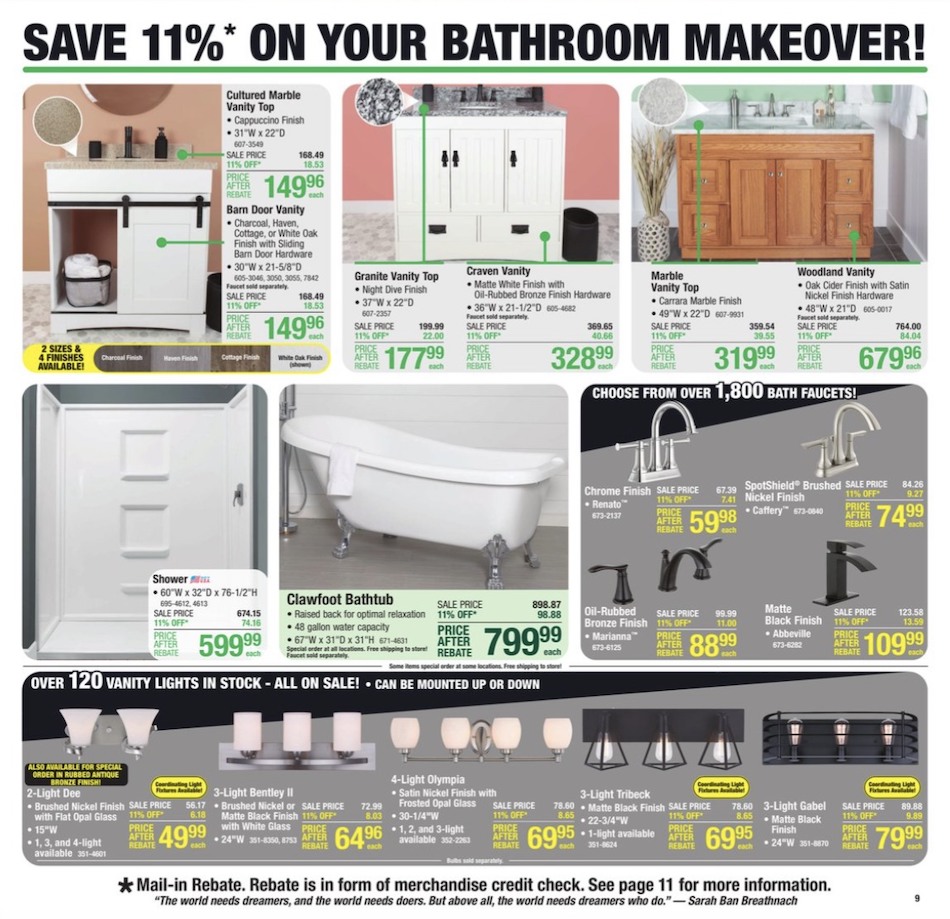 Menards Ad page 20