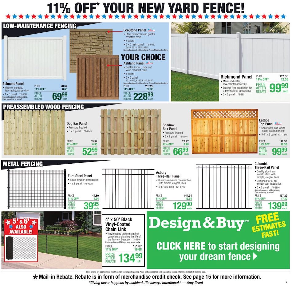 Menards Ad page 11