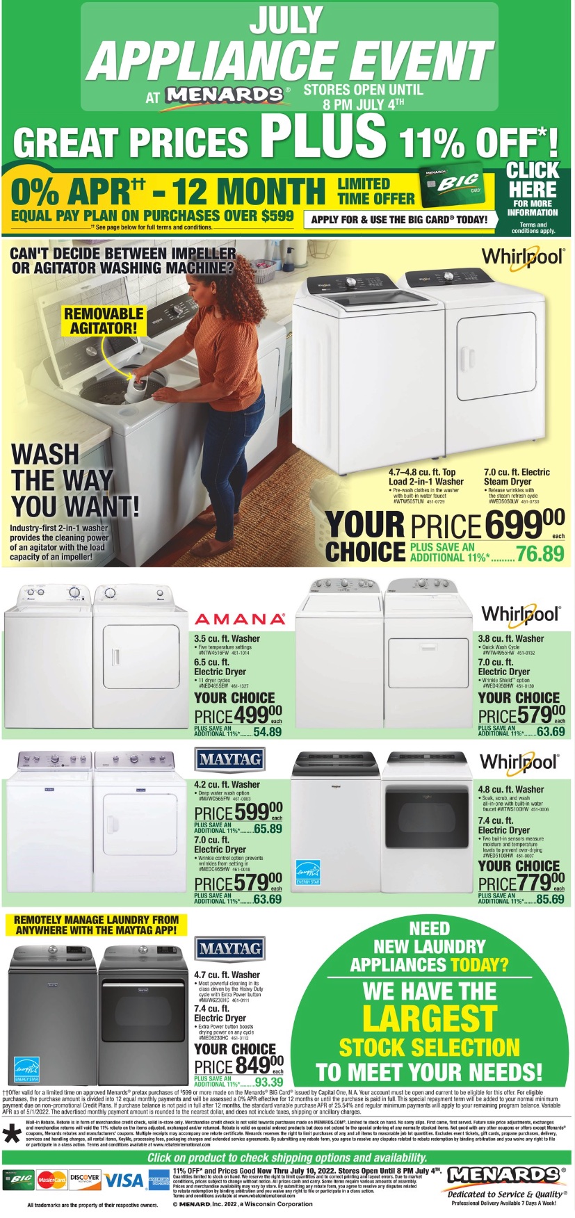 Menards Ad
