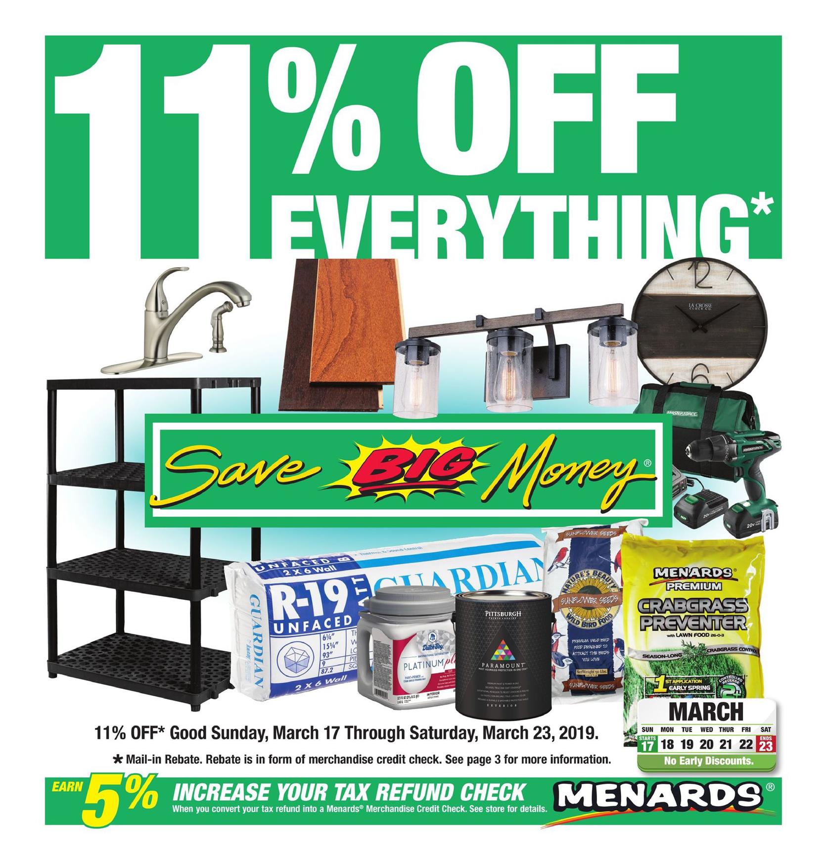 Menards Ad